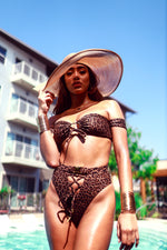 Melbourne Leopard Bandeau Set